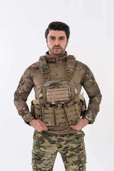 Combat Tactikal Fırtına Atak Hücum Yeleği Göbek Üstü - 202 - 4