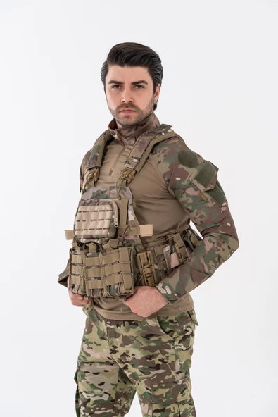 Combat Tactikal Fırtına Atak Hücum Yeleği Göbek Üstü - 202 - 2