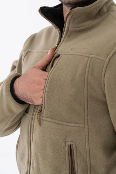 Combat Tactical Outdoor Taktik Hırka Dik Yaka Polar Fermuarlı Polar - 328 - 8