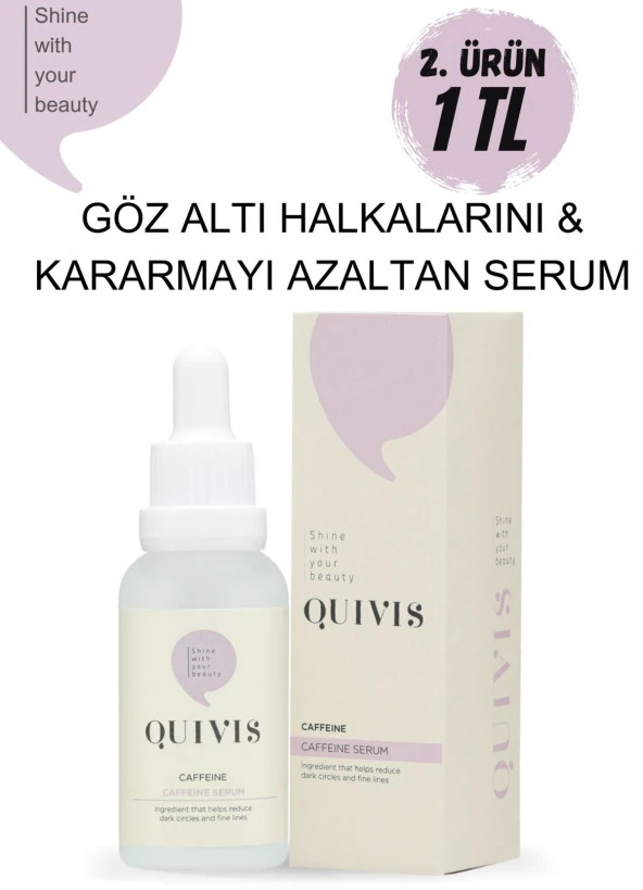 Quivis Göz Altı Torbalanma ve Kararma Karşıtı Aydınlatıcı Kafein Serum 30 ML