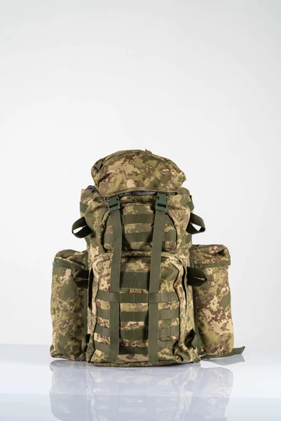 Bikatex 80 Lt Sırt Çantası Büyük Outdoor Kamp Dağcı Askeri Yürüyüş Seyahat Tactical Çanta 80 Lt  -  656