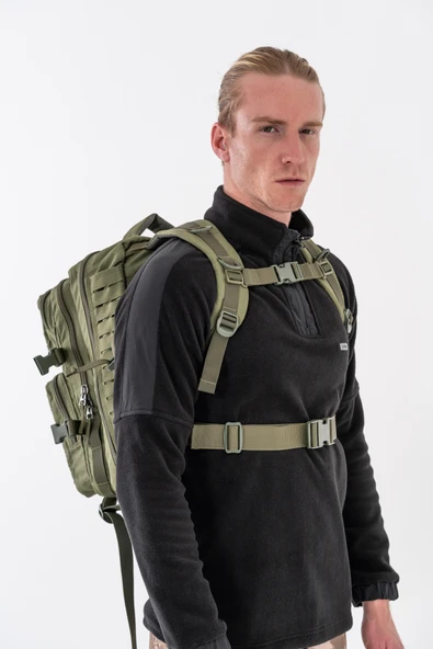 Combat Tactical Taktik 45 Lt Askeri Sırt Çantası Su Geçirmez-Yürüyüş-Seyahat-Dağcı-Kamp-Trekking-Outdoor Sırt Çantası -654 - 11