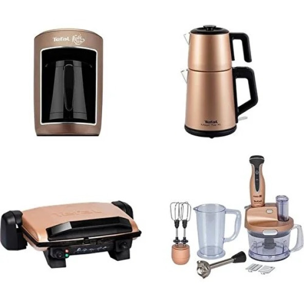 Tefal Bronze Gold Çeyiz Seti 4 Parça