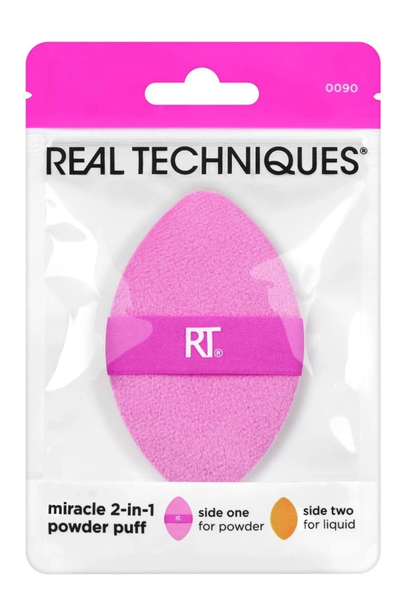 REAL TECHNIQUES MUCİZE ÇİFT YÜZEYLİ MAKYAJ PUFU