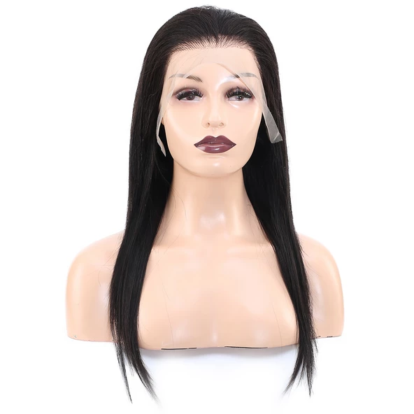 Front Lace Gerçek Tül Peruk Düz - Doğal - 55-60cm NATURALSTW-20 ürün görseli 1