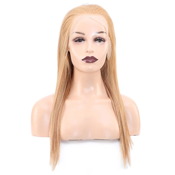Düz Front Lace Gerçek Tül Peruk - Balköpüğü - 60-65cm STW12-20INCH