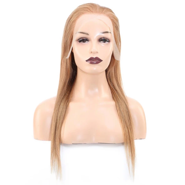 Düz Front Lace Gerçek Tül Peruk - Kumral - 60-65cm STW10-20INCH