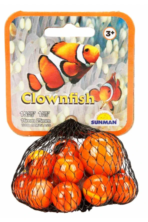 Misket Oyunu Geri Döndü! Clownfish Turuncu Misket Seti
