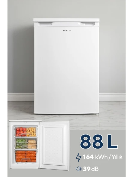 Kumtel HFR-100 3 Çekmeceli Derin Dondurucu - Resim 4