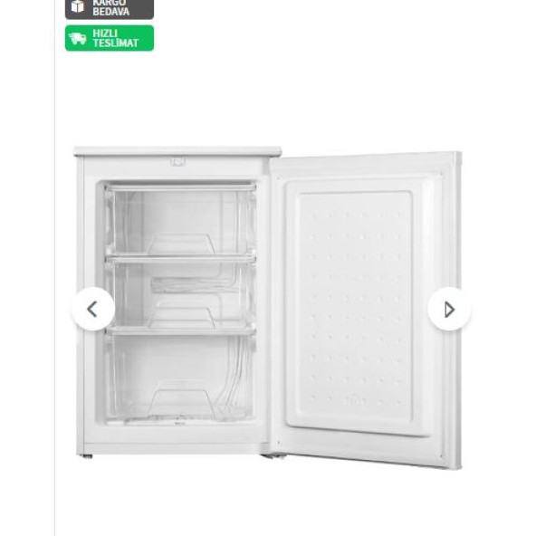 KUMTEL 3 Çekmeceli Dikey Dondurucu 88L HFR-100 - 2