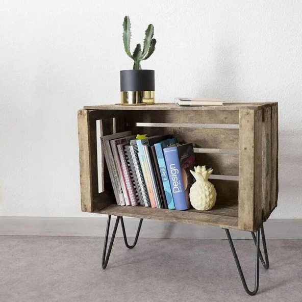 Demir Firkete Sehpa Mobilya Metal Ayağı 50 Cm - Resim 2