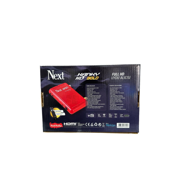 KANKY HD GOLD full hd alıcısı (2024 ıp -usb wifi destekli) - 2