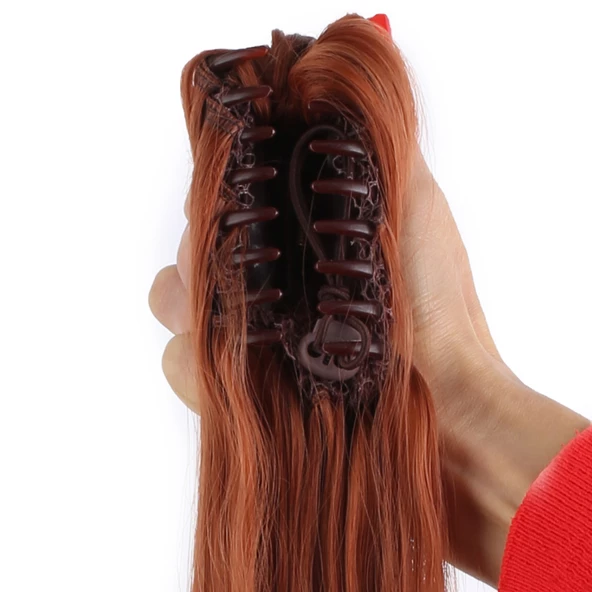 Tokalı Dalgalı At Kuyruğu - Bakır T651-119-PM-14X - Resim 4