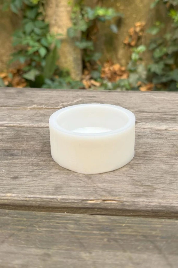 Silindir 6,5X2,5 cm Silikon Mum Kalıbı - Resim 5