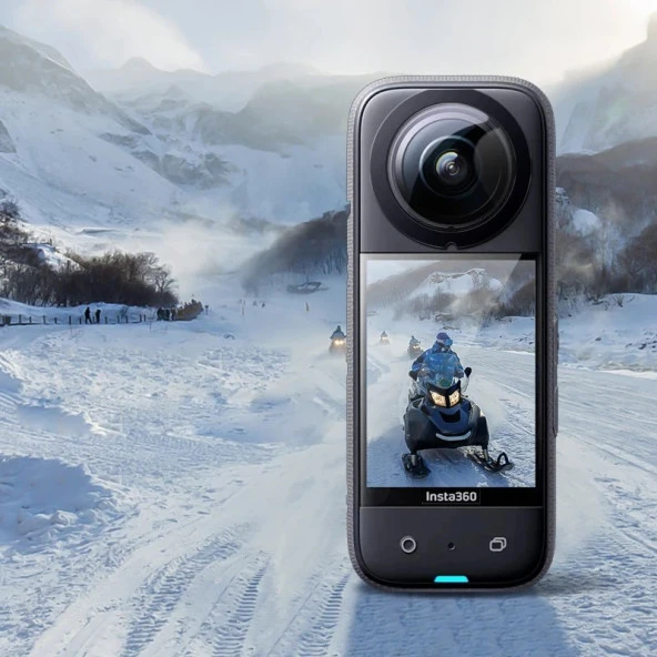 Tfy Store Insta360 X3 Aksiyon Kamera Uyumlu 2 Adet Şeffaf Ekran koruyucu Nano Jelatin - Resim 4