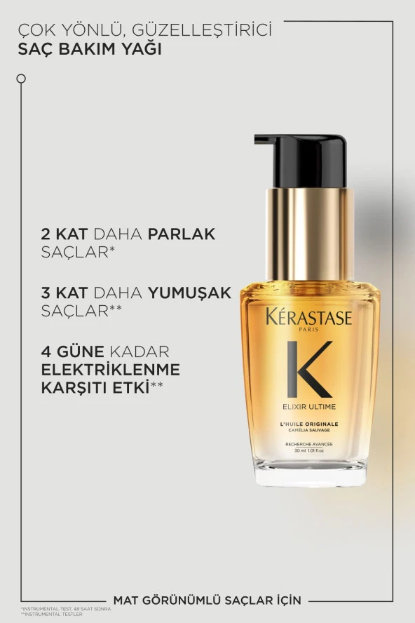 Kerastase Elixir Ultime Saç Bakım Yağı 30 ml - Resim 2