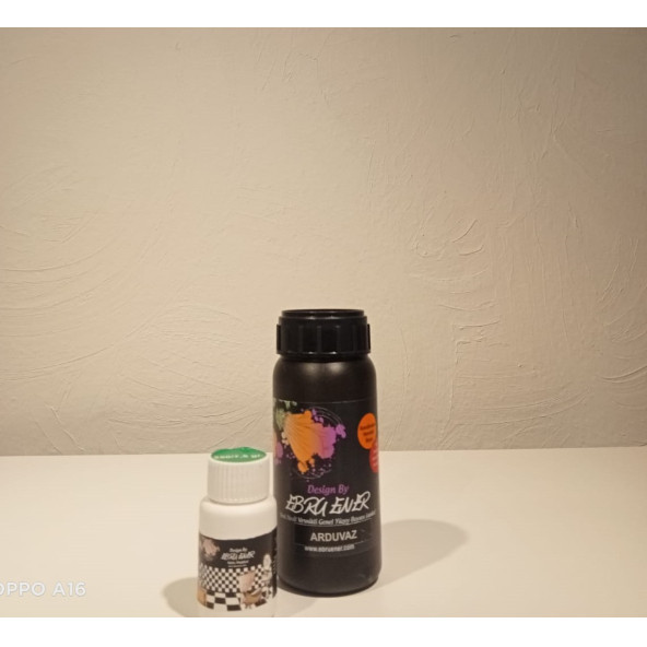 Ebru Ener Anka Vernikli Genel Yüzey Boyası Arduvaz 250 gr. ve Katkı Maddesi 7,5 gr.