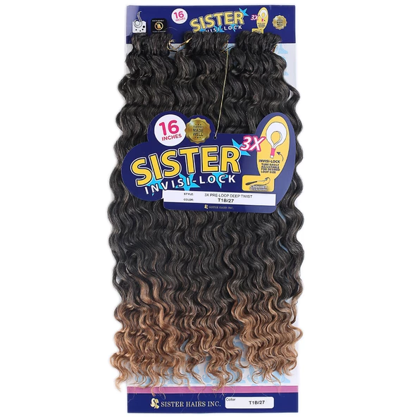Sister Afro Dalgası Saç - Siyah Karamel Ombreli T1B/27 PM-SISTER-T1B/27 - 3