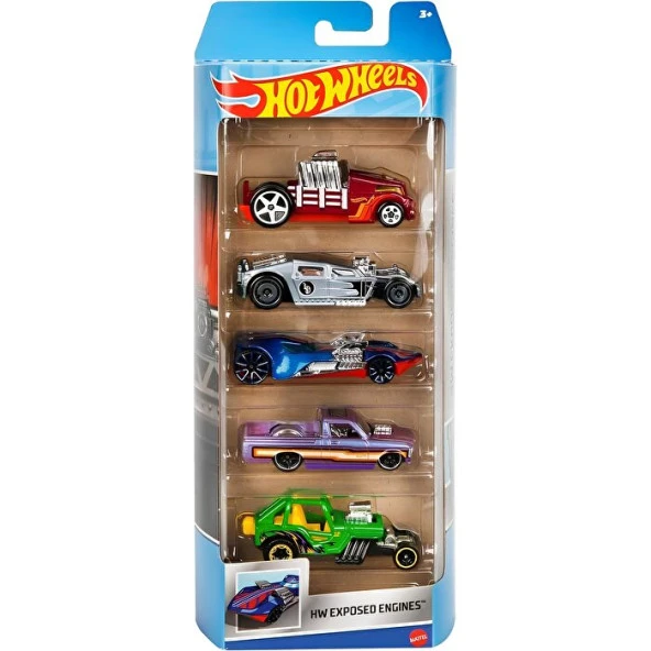 Mattel Hot Wheels Araba Seti 5 Li 1806 HLY79