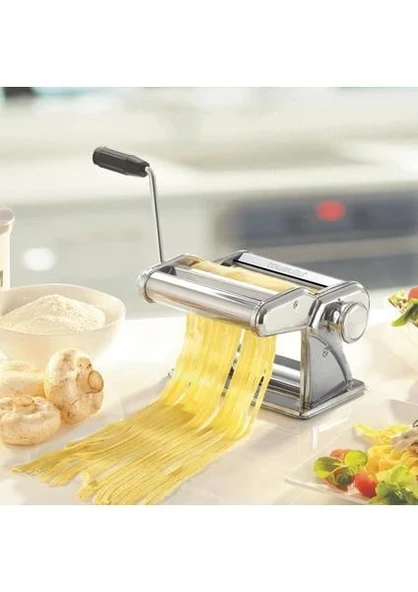 Musullu 180 Elektrikli Erişte ve Hamur Açma Makinesi İnox - 3