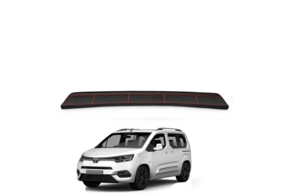 TOYOTA PROACE CİTY ARACA ÖZEL ARKA TAMPON EŞİĞİ PLASTİK 2019 2020 2021 2022 2023 2024