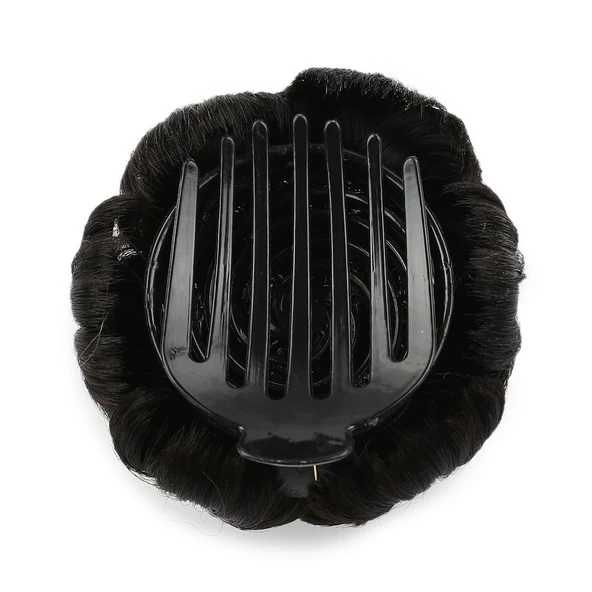 Taşlı Topuz Toka - Kahverengi TT-TASLI-4-PM-14X - Resim 2