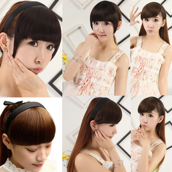 Taçlı Fiber Sentetik Perçem - Platin HA071T-88-PM-14X - Resim 3