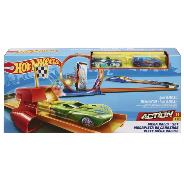 Hot Wheels Motor Yarışcıları Mega Rally Oyun Seti DNN81 - FVJ21