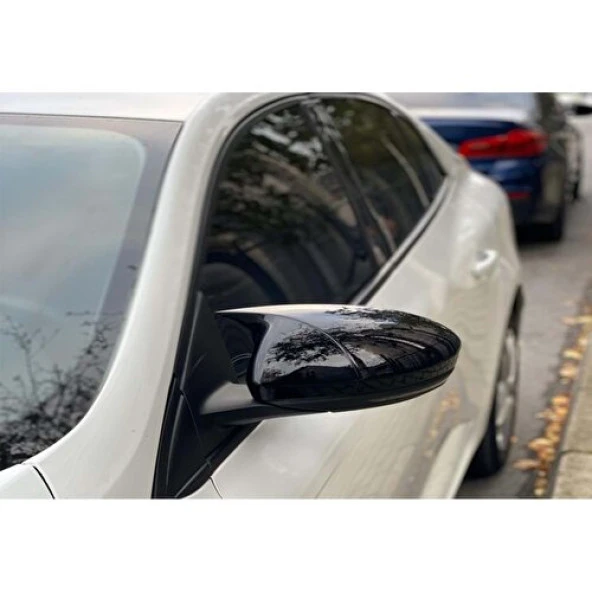 Renault Megane 4 Batman Yarasa Ayna Kapağı Piano Black / 2016 Sonrası - 3