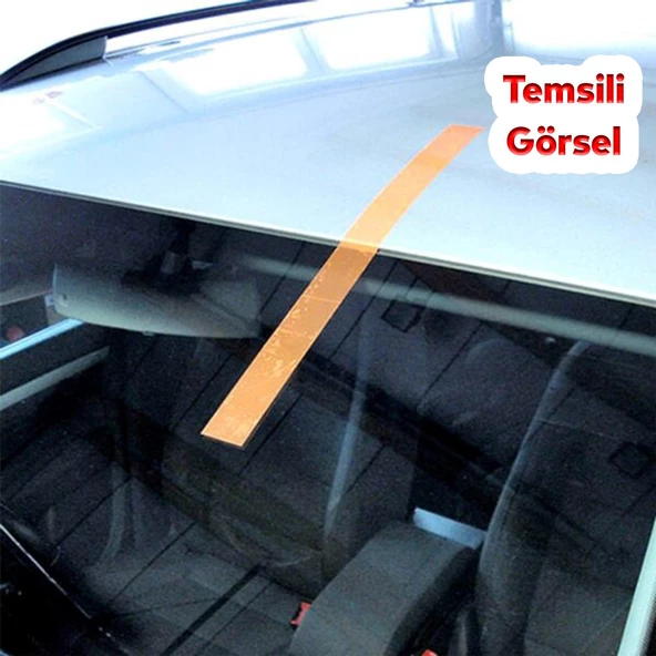 Araba Araç Oto Cam Sabitleme Tamir Montaj Bandı İz Bırakmaz Maskeleme Güçlü Bant 45 mm x 25 Metre - 4
