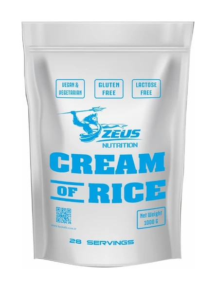 ZEUS NUTRITION CREAM OF RICE 1000G Çıkolata