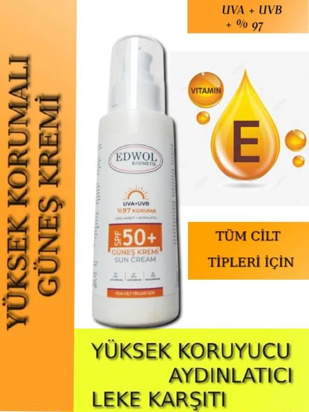 Leke Karşıtı Spf50 Yüksek Koruma Leke Karşıtı Ve Aydınlatıcı Nemlendirici Güneş Kremi