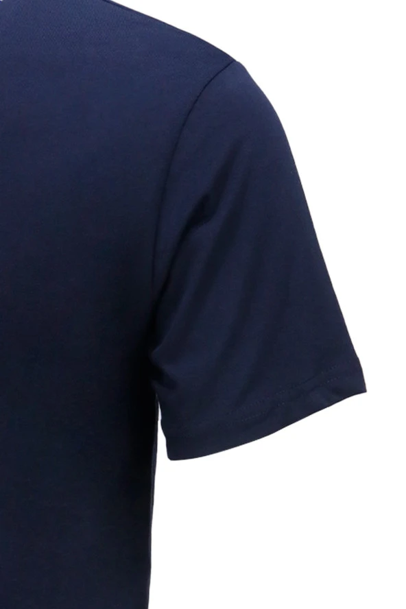 Erkek Bisiklet Yaka Mevsimlik Adventure Baskılı Standart Fit Lacivert T-Shirt - Resim 3