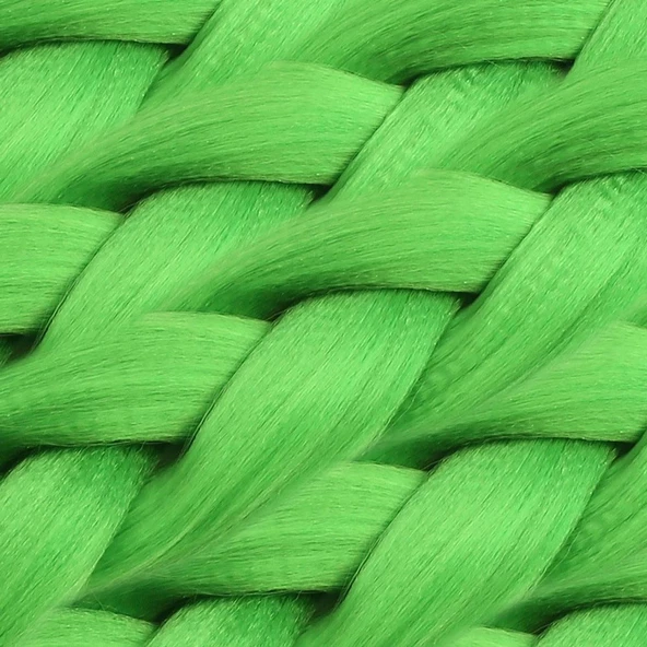 Sentetik Örgülük Saç Esperer 100 Gr. - Yeşil 100-GREEN-PM-14X - 3
