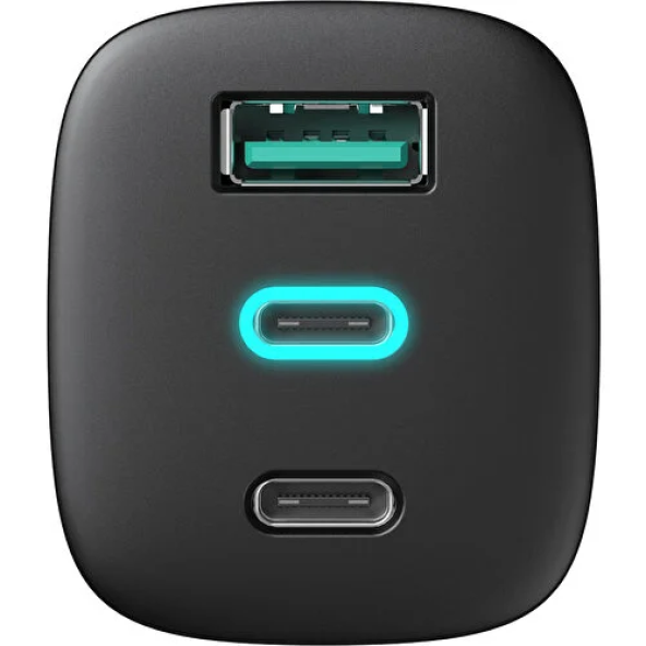 Havit UC10 65W Gan Teknoloji Hızlı Şarj Adaptörü - 2 Type-C, 1 USB Girişi - 3