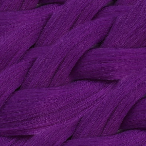Sentetik Örgülük Saç Esperer 100 Gr. - Koyu Mor 100-PURPLE3-PM-14X - 3