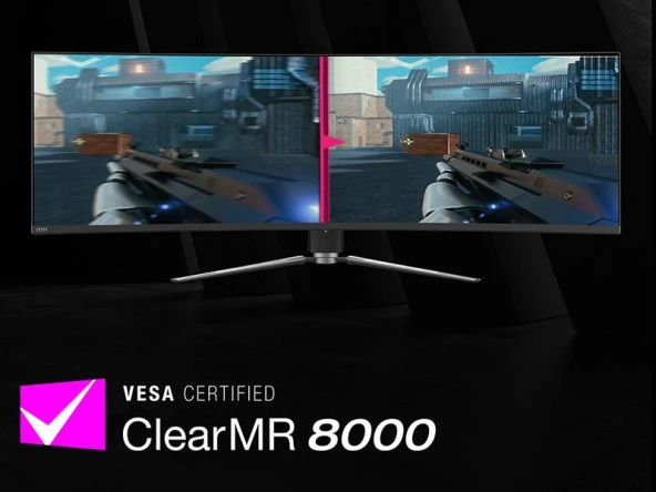 MSI 49 MPG 491CQP QD-OLED 5120x1440 (DQHD) 32:9 CURVE QD-OLED 144HZ 0.03MS ADAPTIVE-SYNC MONITOR - Resim 5