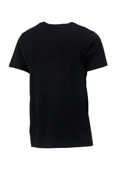 Erkek Bisiklet Yaka Mevsimlik Adventure Baskılı Standart Fit Siyah T-Shirt - Resim 4