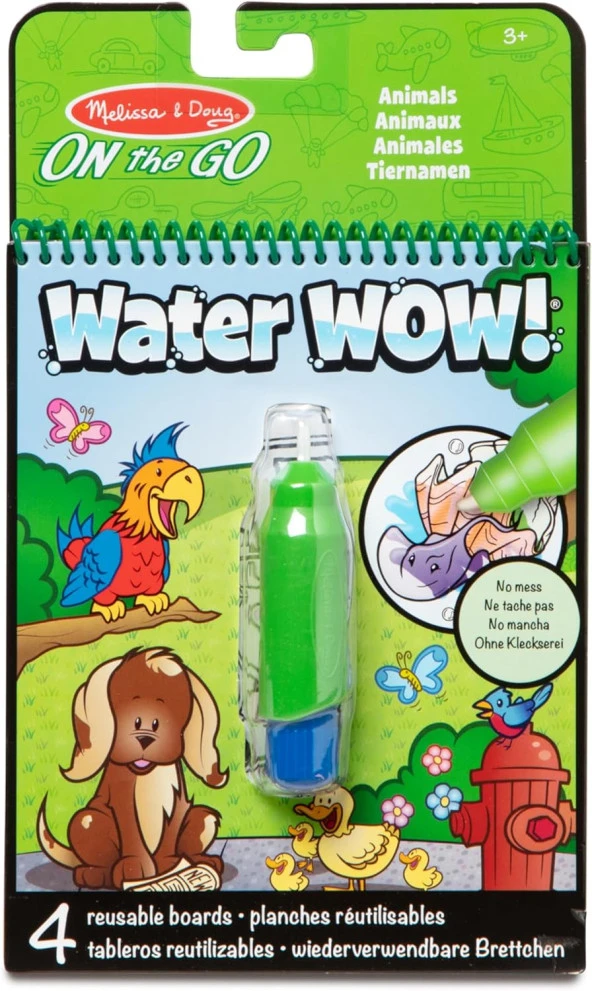 & Doug Water Wow Su Ile Boyama Kitabı Hayvanlar (15376)