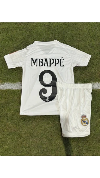 Mbappe Erkek Çocuk Forması Real Madrid 4  Lü  Set