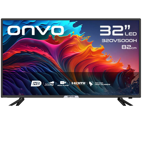 ONVO 32OV5000H 32" 82 Ekran Uydu Alıcılı HD LED TV