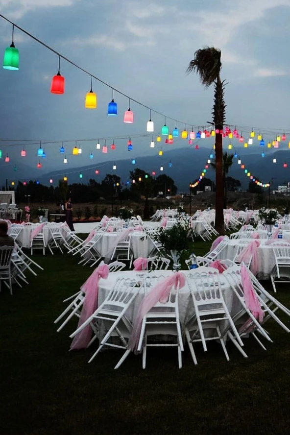 Ağaç Feneri Bahçe Aydınlatma Armatürü 5 Li Karışık Set Su Geçirmez/solmaz 5 ADET! - 8