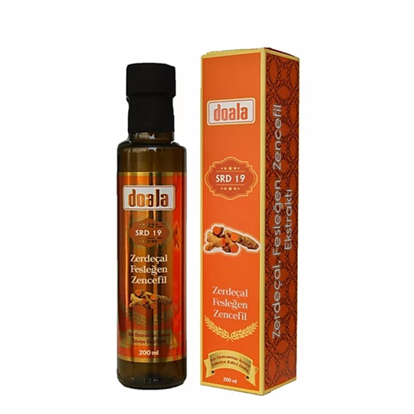 Doala SRD 19 Zerdeçal Fesleğen Zencefil Sıvı Ekstrakt Karışımı 225ml