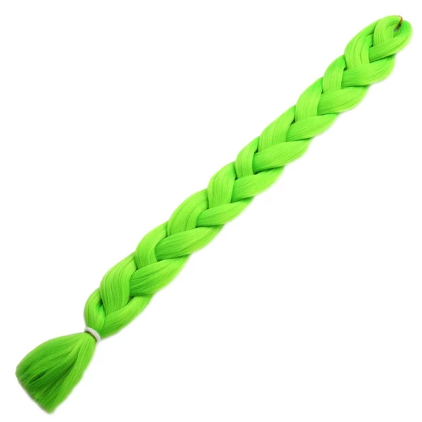 Afrika Örgüsü Ve Rasta İçin Sentetik Saç - Neon Yeşil Green2-PM-14X ürün görseli 1