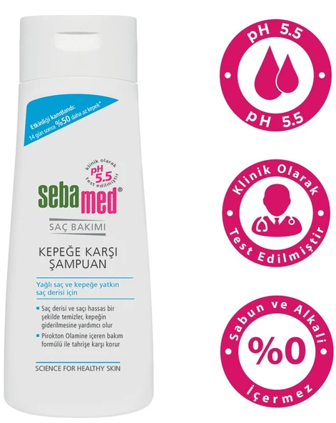 Sebamed Şampuan 200ML Kepeğe Karşı (Yağlı ve Kepeğe yatkın saç derisi İçin) - 3