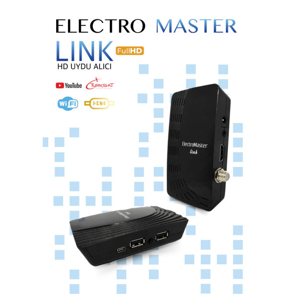 ElectroMaster Link Mini Digital HD 1080p Uydu Alıcısı - 2
