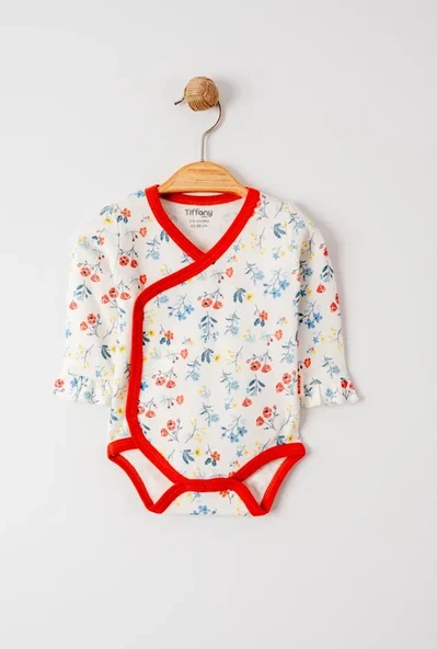 Tiffany Baby Sweat Theme Kruvaze Kız Bebek Badi 11022 - 2