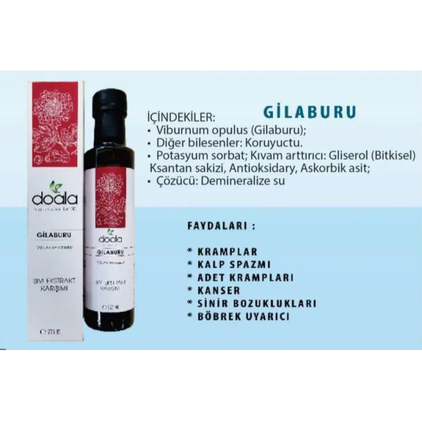 Doala Gilaburu Sıvı Ekstrakt Karışımı 225ml