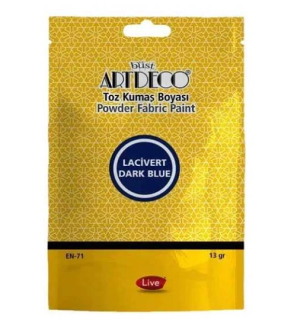 Artdeco Toz Kumaş Boyası 13Gr Lacivert - 2 adet