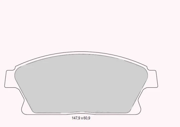 ÖN FREN BALATASI 16 INCH ASTRA J, CRUZE, ZAFİRA C, MOKKA